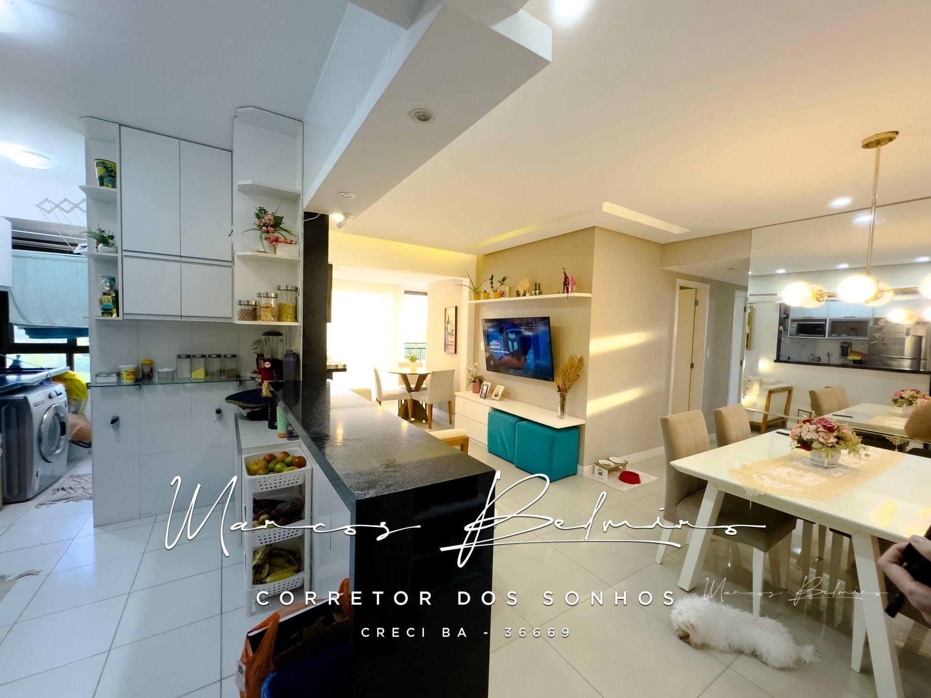 Tour em vídeo — Apartamento 3/4 no Stupendo Piatã com vista mar